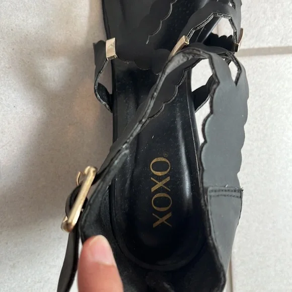 Women’s black wedges - Picture 3 of 4